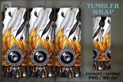 Luxary Feather Tumbler Sublimation, 20 oz Wrap, Seamless Product Image 1