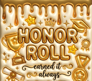 Honor Roll Graduation Tumbler Wrap PNG Product Image 2