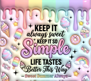 3D Inflated Summer Sweet Tumbler Wrap PNG Product Image 2