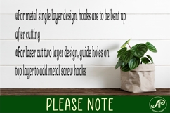 Music notes straight Key holder designs for wood and metal Product Image 7