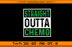 Straight Outta Chemo Liver Cancer Awareness SVG Product Image 1