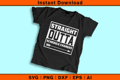 Straight Outta Schedule Changes Funny Counselor SVG Product Image 2