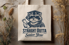 Straight Outta Senior Year SVG - Class of Graduation PNG Product Image 2