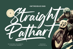 Straight Pathart - Modern Brush Font Product Image 1