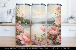 Rose Garden Tumbler Sublimation Bundle - 6 Designs Product Image 3