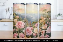 Rose Garden Tumbler Sublimation Bundle - 6 Designs Product Image 4