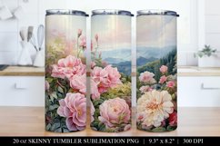 Rose Garden Tumbler Sublimation Bundle - 6 Designs Product Image 6