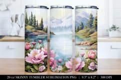 Rose Garden Tumbler Sublimation Bundle - 6 Designs Product Image 7