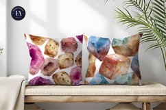 Gemstones with Surreal Bread Texture Digital Paper Product Image 2