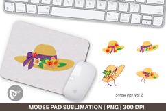 Mouse Pad Straw Hat Product Image 1