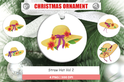 Ornament Straw Hat Product Image 1