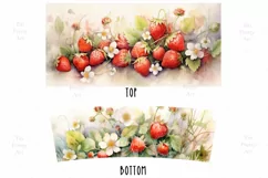 Strawberries Tumbler Wrap, 40 oz tumbler wrap, Ladybug Tumbler Wrap, Ladybug Png