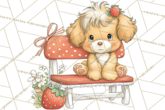 Strawberry Animals Clipart, Strawberry Houses Clip Art Png Product Image 3