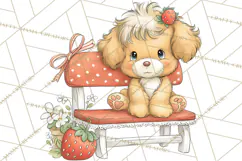 Strawberry Animals Clipart, Strawberry Houses Clip Art Png Product Image 3