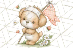 Strawberry Animals Clipart, Strawberry Houses Clip Art Png Product Image 5
