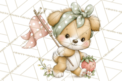 Strawberry Animals Clipart, Strawberry Houses Clip Art Png Product Image 3