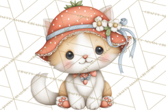 Strawberry Animals Clipart, Strawberry Houses Clip Art Png Product Image 4