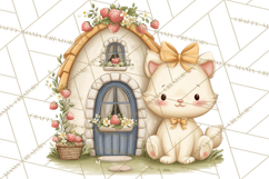 Strawberry Animals Clipart, Strawberry Houses Clip Art Png Product Image 5