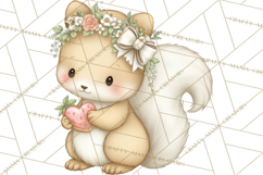 Strawberry Animals Clipart, Strawberry Houses Clip Art Png Product Image 3