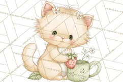 Strawberry Animals Clipart, Strawberry Houses Clip Art Png Product Image 3