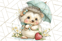 Strawberry Animals Clipart, Strawberry Houses Clip Art Png Product Image 2