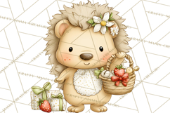 Strawberry Animals Clipart, Strawberry Houses Clip Art Png Product Image 2