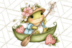 Strawberry Animals Clipart, Strawberry Houses Clip Art Png Product Image 5