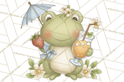 Strawberry Animals Clipart, Strawberry Houses Clip Art Png Product Image 3