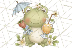 Strawberry Animals Clipart, Strawberry Houses Clip Art Png Product Image 3