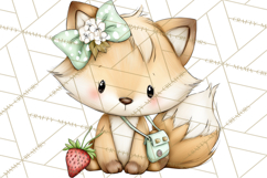 Strawberry Animals Clipart, Strawberry Houses Clip Art Png Product Image 4