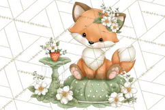 Strawberry Animals Clipart, Strawberry Houses Clip Art Png Product Image 3