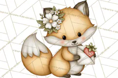 Strawberry Animals Clipart, Strawberry Houses Clip Art Png Product Image 5
