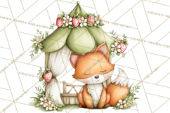 Strawberry Animals Clipart, Strawberry Houses Clip Art Png Product Image 2
