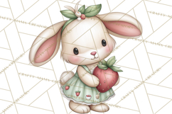 Strawberry Animals Clipart, Strawberry Houses Clip Art Png Product Image 3