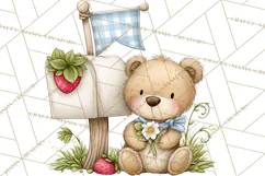 Strawberry Animals Clipart, Strawberry Houses Clip Art Png Product Image 5