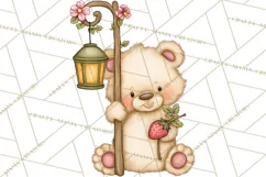 Strawberry Animals Clipart, Strawberry Houses Clip Art Png Product Image 3