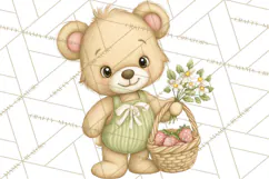 Strawberry Animals Clipart, Strawberry Houses Clip Art Png Product Image 5