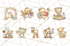 Strawberry Animals Clipart, Strawberry Houses Clip Art Png Product Image 6