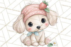Strawberry Animals Clipart, Strawberry Houses Clip Art Png Product Image 5