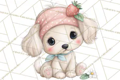 Strawberry Animals Clipart, Strawberry Houses Clip Art Png Product Image 5