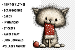 Strawberry Cats Png Clipart Product Image 2