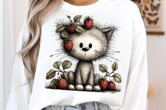 Strawberry Cats Png Clipart Product Image 3