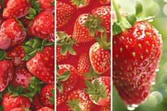 Strawberry Digital Paper Bundle Product Image 3