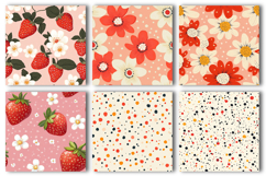 Strawberry Digital Seamless Pattern Product Image 2