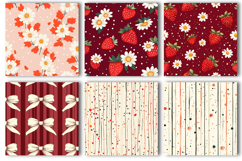 Strawberry Digital Seamless Pattern Product Image 3