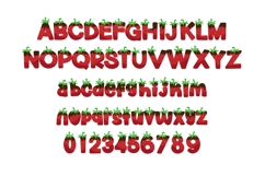 Strawberry Dip Color Font Product Image 3