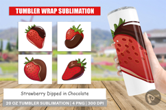 Tumbler Chocolate Dipped Strawberry Product Image 1