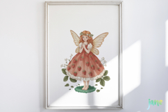 Strawberry Fairy Clipart Product Image 5