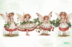 Strawberry Fairy Clipart Product Image 1