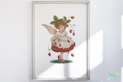 Strawberry Fairy Clipart Product Image 2